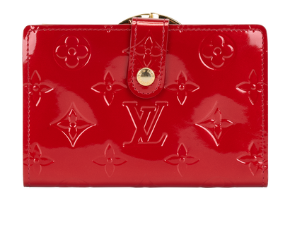Louis Vuitton Pomme D'Amour French Wallet, &pound;220, Accessories, Red, Patent Leather, Front view